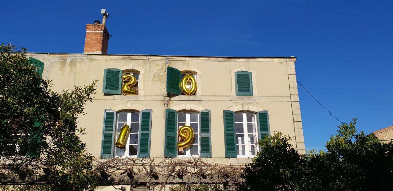 Maison De Maitre A Bram # Jacuzzi Bagian luar foto
