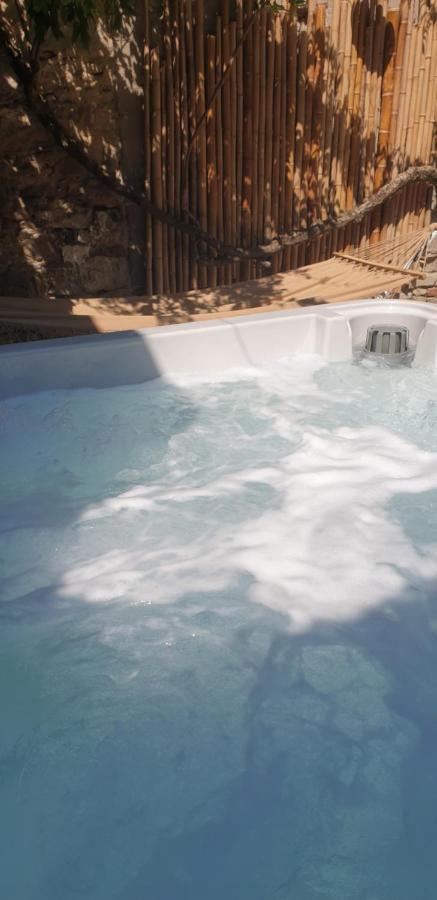 Maison De Maitre A Bram # Jacuzzi Bagian luar foto